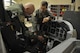 Capt. Steven Parsons, 47th Student Squadron T-6A Texan II instructor pilot, shows the T-6 trainer to retired Capt. Jerry Yellin, a former World War II U.S. Army Air Corps fighter pilot, during initial training for an orientation flight Dec. 16, 2016. After graduating from Luke Air Field as a fighter pilot in August of 1943, he spent the remainder of the war flying P-40, P- 47 Thunderbolt and P-51 Mustang combat missions in the Pacific with the 78th Fighter Squadron, known as the 