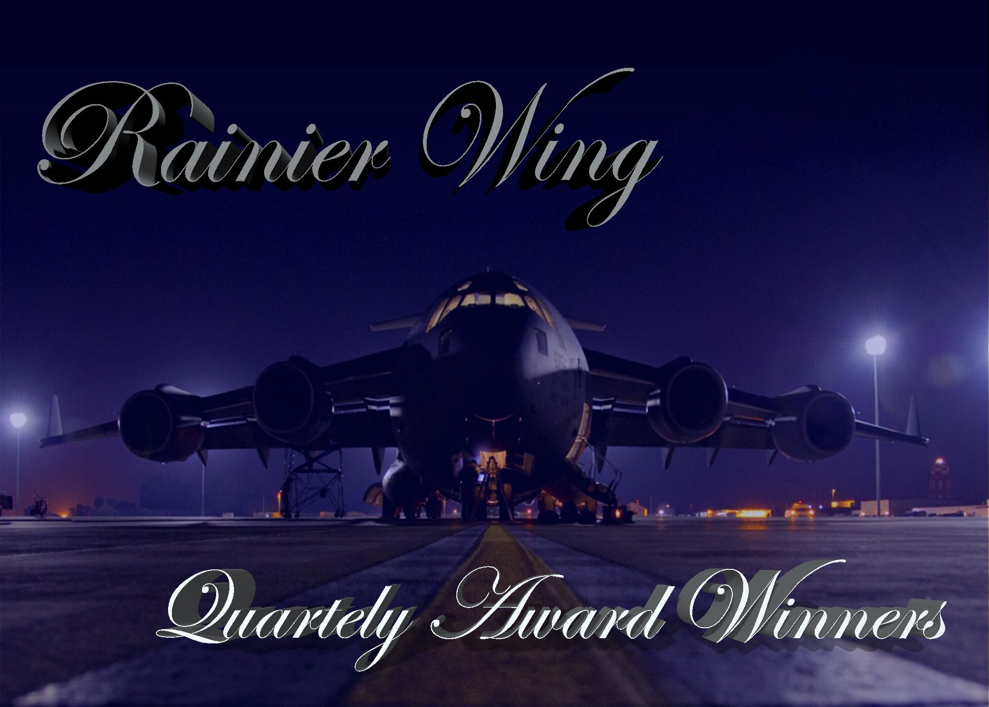 Third Quarter quarterly award winners were recently announced by 446th ‘Rainier’ Wing leadership. (U.S. Air Force Reserve graphic by Staff Sgt. Madelyn McCullough)