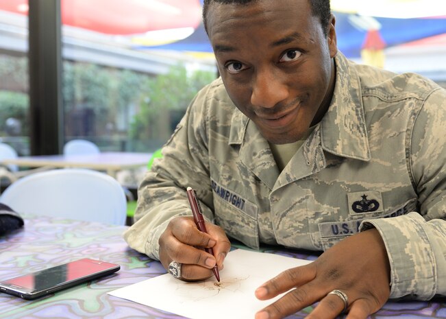 Staff Sgt. Robert Seawright, 9th Security Forces Squadron, NCOIC Resource Protection. (U.S. Air Force photo by Robert Scott)