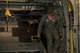 U.S. Air Force Reserve Master Sgt. Dave Hemphill, a flight engineer assigned to the 327th Airlift Squadron, conducts a preflight inspection of a C-130H before its final training mission flight at Little Rock Air Force Base, Ark., Jan. 28, 2016. The flight marks the official change of mission from the “H” model to the “J” model for the 913th Airlift Group. (U.S. Air Force photo by Master Sgt. Jeff Walston/Released)