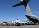 Citizens from El Salvador, line up to enter a U.S. Air Force C-17 Globemaster III cargo aircraft, 58th Airlift Squadron, at Ilopango International Airport in San Salvador, El Savador, Jan. 30, during the 2016 Ilopango Airshow. The C-17 was sent from Altus Air Force Base, Okla., to foster relationships between the U.S. and El Salvador. The aircraft was setup as a static display for the attendees to view and learn about some of its capabilities. (U.S. Air Force photo by Senior Airman Franklin R. Ramos/Released)