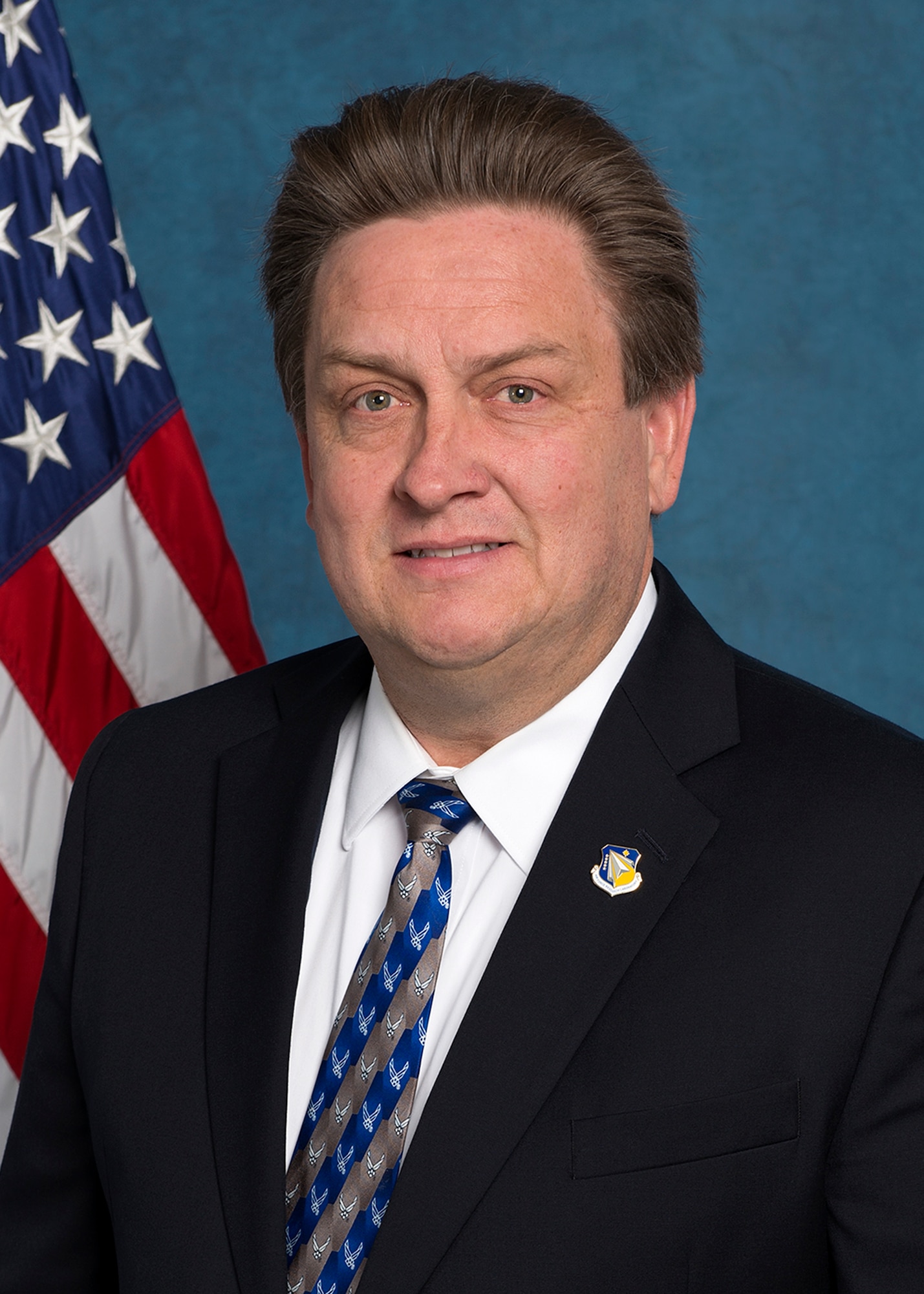 Michael Huggins is the new chief engineer and technical engineering authority for the Aerospace Directorate for Air Force Research Laboratory at Wright-Patterson AFB, Ohio. The directorate chief engineer position was transferred to Edwards AFB and Huggins will divide his time in offices at both locations. (U.S. Air Force photo)