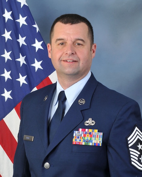 Chief Master Sergeant Robert J. Potts is the Command Chief Master Sergeant of the 910th Airlift Wing, Youngstown Air Reserve Station, Ohio. He advises the commander on matters concerning the health, morale, welfare, and the effective utilization of the Reserve members within the wing, and serves as the commander’s representative to numerous committees, councils, boards, and military and civilian functions.