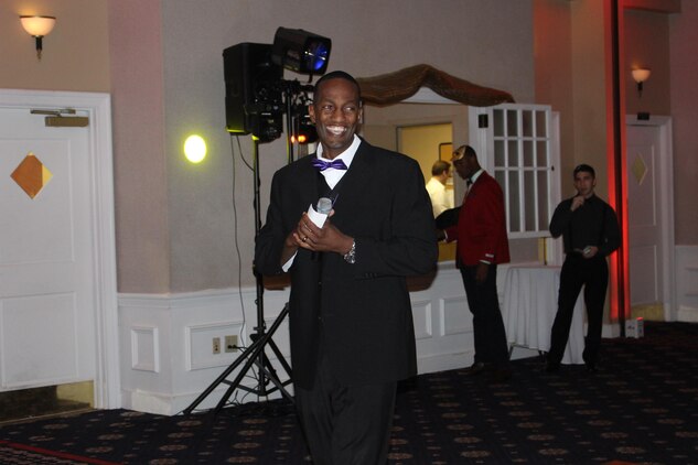 Master Sgt. Aaron Bonner, Manpower Management Enlisted Assignments, was the guest of honor at the Mardi Gras Masquerade Ball Jan. 29. He spoke about the history of Mardi Gras.