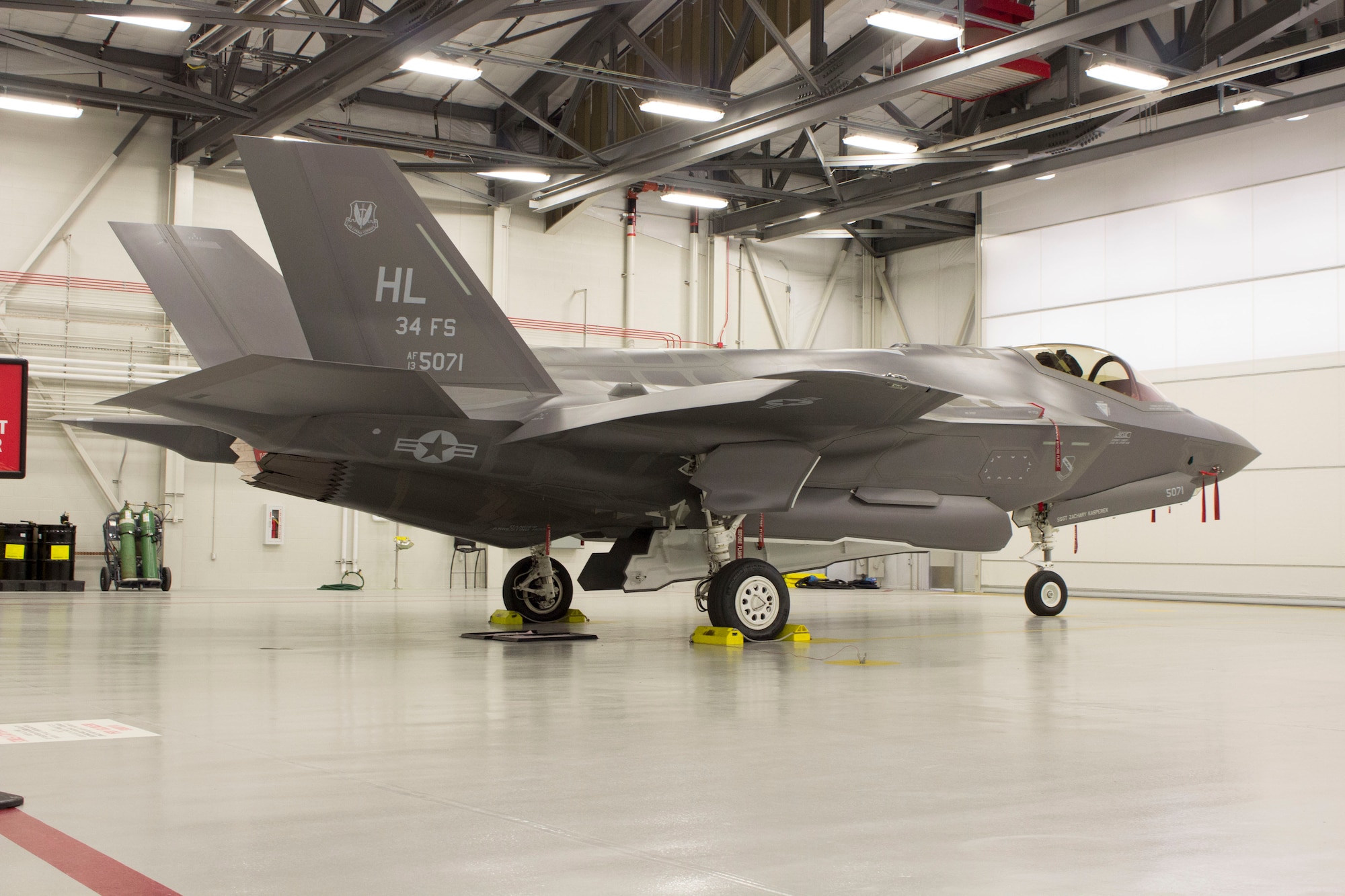 The F-35 Lightning II fighter jet at Hill Air Force Base, Utah. (U.S. Air Force photo/Susan Lawson/released)