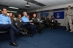 In this photo, a mission planning and development discussion is held for military representatives during the Pacific Defender Security Forces Subject Matter Expert Exchange 16-1 Feb. 3, 2016, at Andersen Air Force Base, Guam. Pacific Defender 16-1 was a five-day event that enhanced strong personal relationships and cooperation with selected Indo-Asia-Pacific nations. 