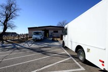The McConnell Postal Service Center and Official Mail Center began utilizing Bldg. 524, Jan. 25, 2016. The new building brings more security, safety and convenience to their customers and the Airmen working in the office while they carry on their daily duties. (U.S. Air Force photo/Airman 1st Class Christopher Thornbury)