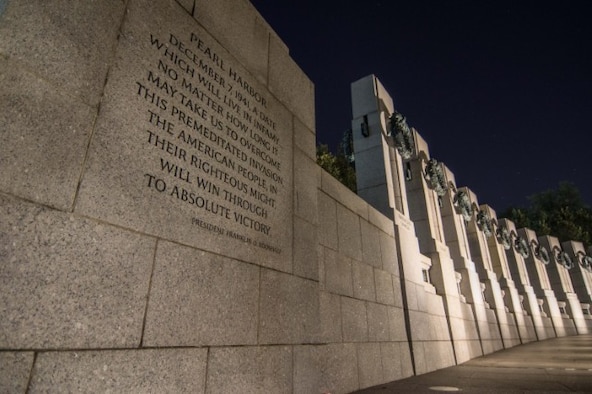 World War II Memorial in Washington, D.C. (Coutersy Photo/Tech. Sgt. Jeffrey Mikell)