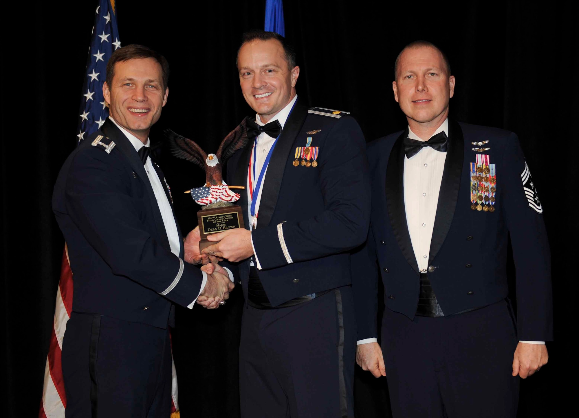 FIELD GRADE OFFICER OF THE YEAR Maj. Dean Brown 