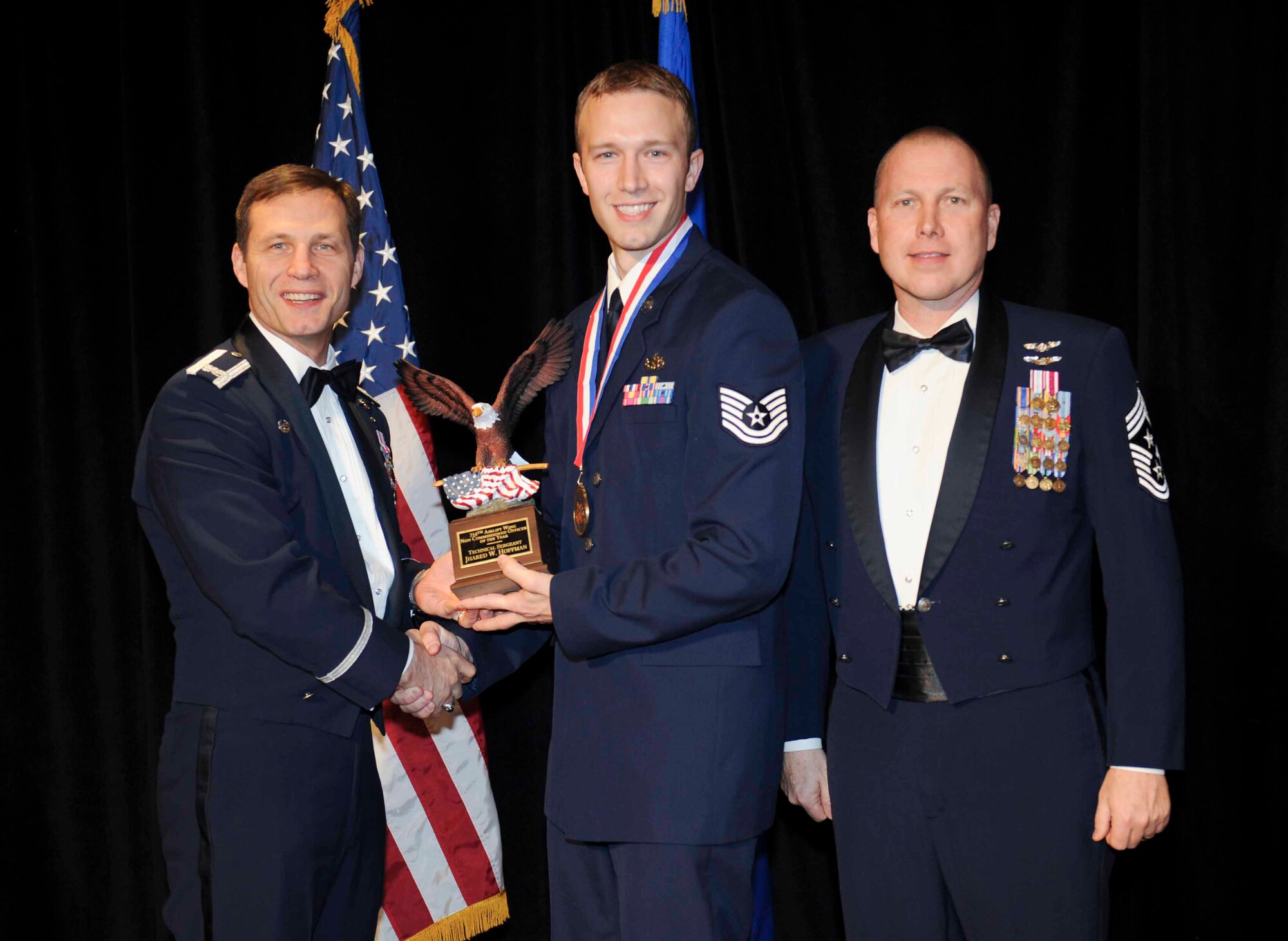 NONCOMMISSIONED OFFICER OF THE YEAR Tech. Sgt. Jhared Hoffman (314th MXG) 