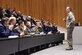 Air Force Vice Chief of Staff Gen. David Goldfein discusses the value of commitment to a higher cause with a group of senior leaders and cadets at the U.S. Air Force Academy, Colo., Jan. 27, 2016. (Courtesy photo)