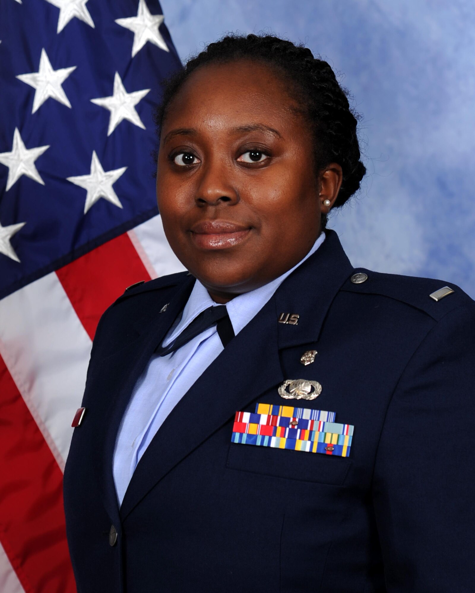 U.S. Air Force 1st Lt. Sonya R. Yelbert, 17th Medical Group readiness and logistics flight commander, is the 17th Training Wing 2015 Company Grade Officer of the Year. (U.S. Air Force photo by 17th Training Wing Public Affairs/Released)