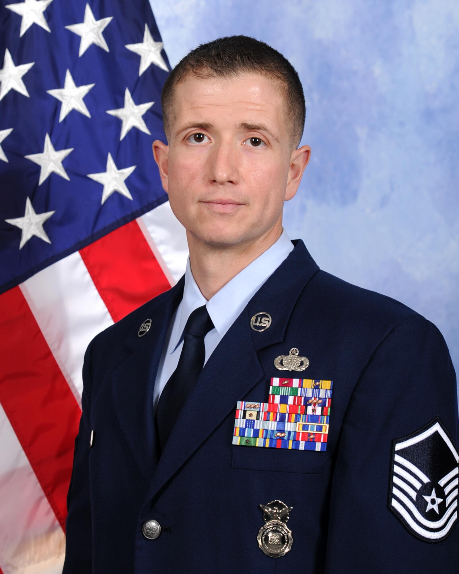U.S. Air Force Master Sgt. Joseph L. Reyes, 17th Security Forces Squadron superintendent, is the 17th Training Wing 2015 Senior NCO of the Year. (U.S. Air Force photo by 17th Training Wing Public Affairs/Released)