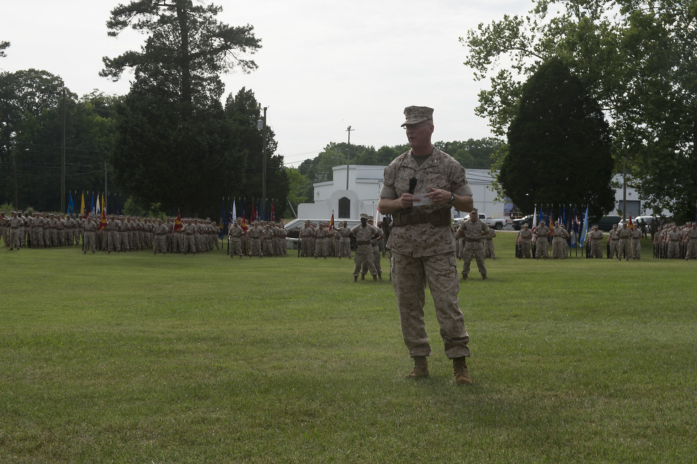 Marine Corps Security Force Regiment change of command