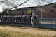Citizen Airmen assigned to the 910th Security Forces Squadron (SFS) march back to their building after performing the retreat ceremony at installation  headquarters here Feb.6, 2016.  The retreat ceremony serves a twofold purpose. It signals the end of the official duty day and serves as a ceremony paying respect to the U.S. flag. The march is led by Master Sgt.  Joel Cummins, 910th SFS First Sergeant. (U.S. Air Force photo/ Tech. Sgt. Rick Lisum)