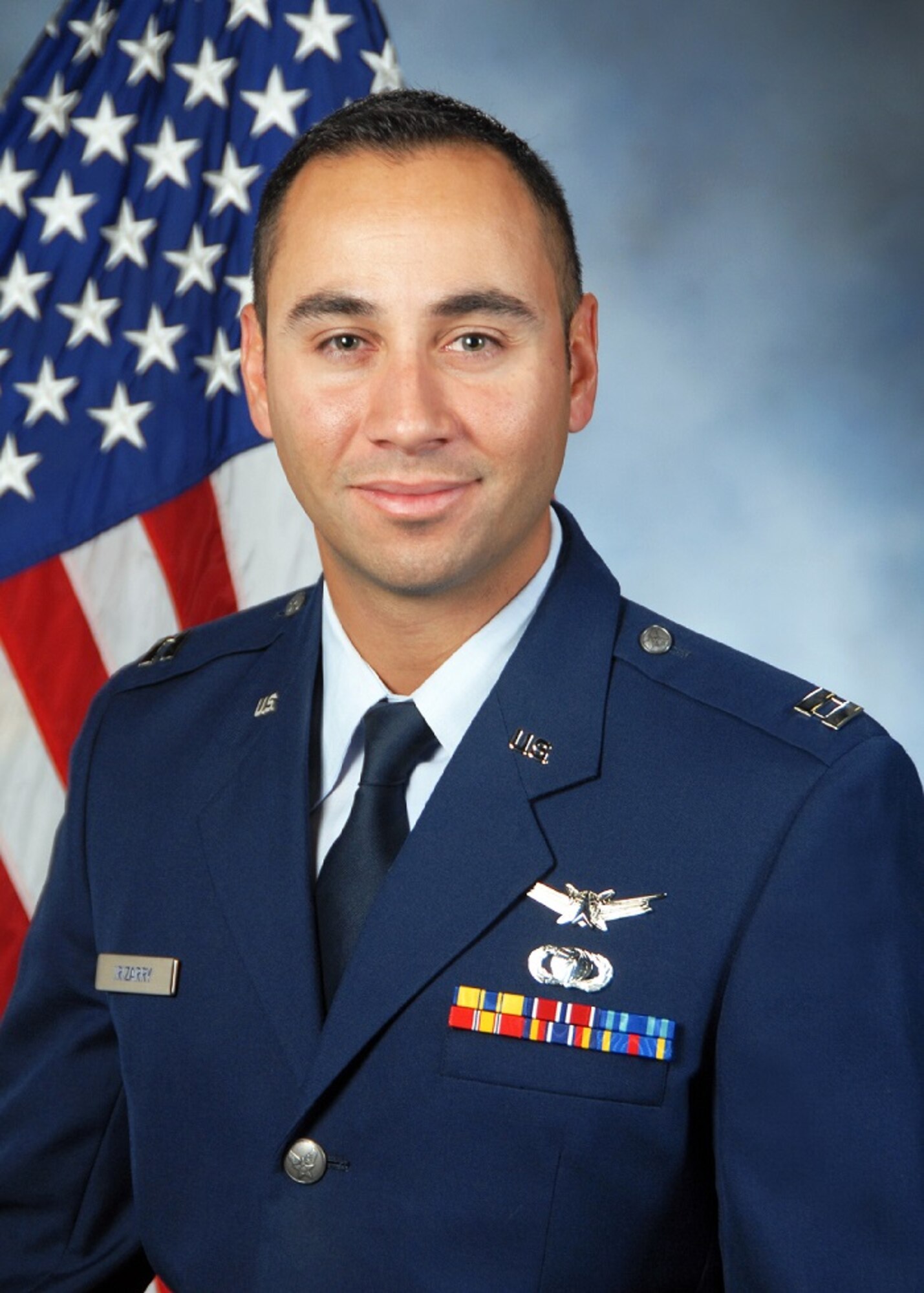 Capt. Aurelio Izzy Irizarry from the Global Positioning System Directorate at the Space and Missile Center, Los Angeles Air Force Base, El Segundo, Calif., is named Warrior of the Week for SMC Mission of the Month (Official U.S. Air Force photo)