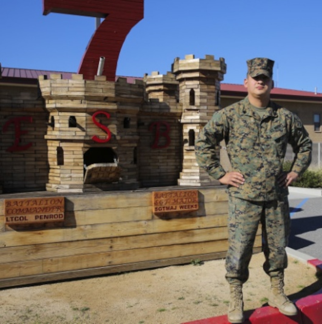 Sgt. Michel Garcia, a heavy equipment mechanic with 7th Engineer Support Battalion, has been a Marine for more than eight years. Garcia, a native of Newport News, Va., has aspirations of becoming a drill instructor and someday shaping new Marines.