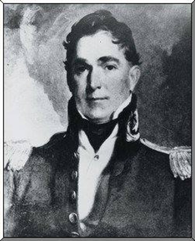 Col. Charles Gratiot, Chief Engineer, Detroit District 1817-1818. He later served as the Chief Engineer for USACE from 1828-1838.