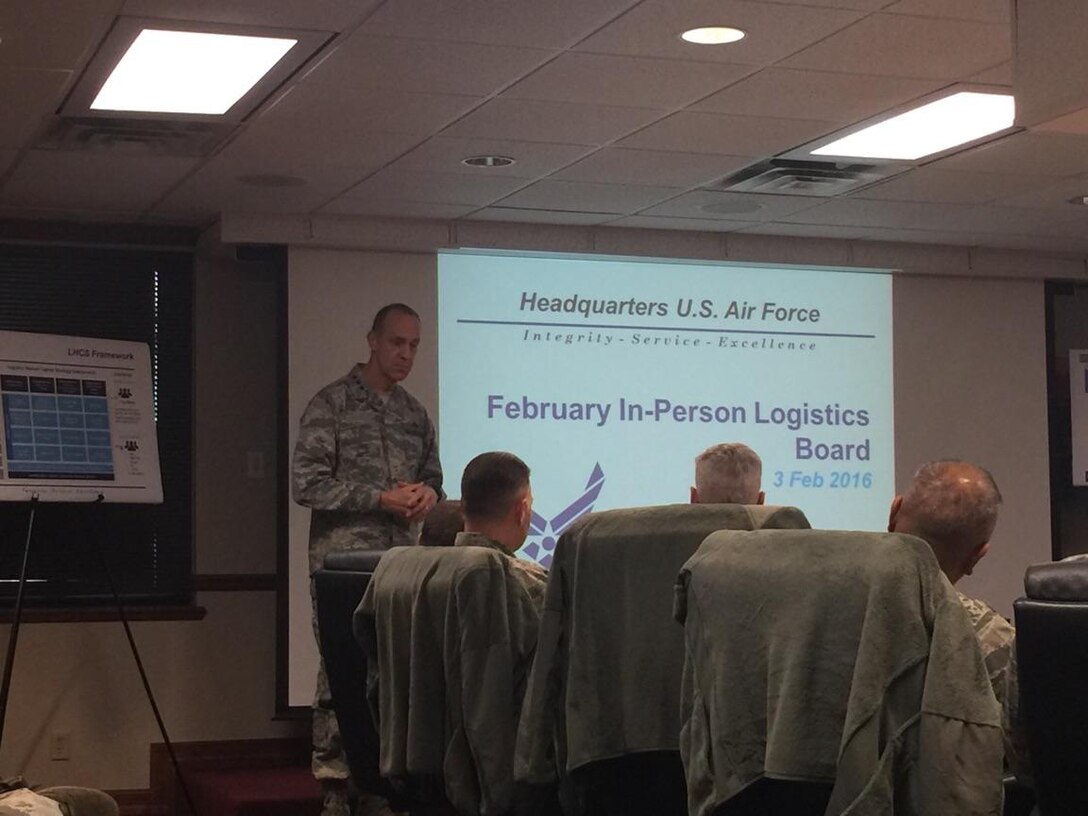 The Air Force Logistics Board, consisting of 15 General Officers and Senior Executive Service members, met here this week to chart the future for the 180,000-member Air Force logistics community.
