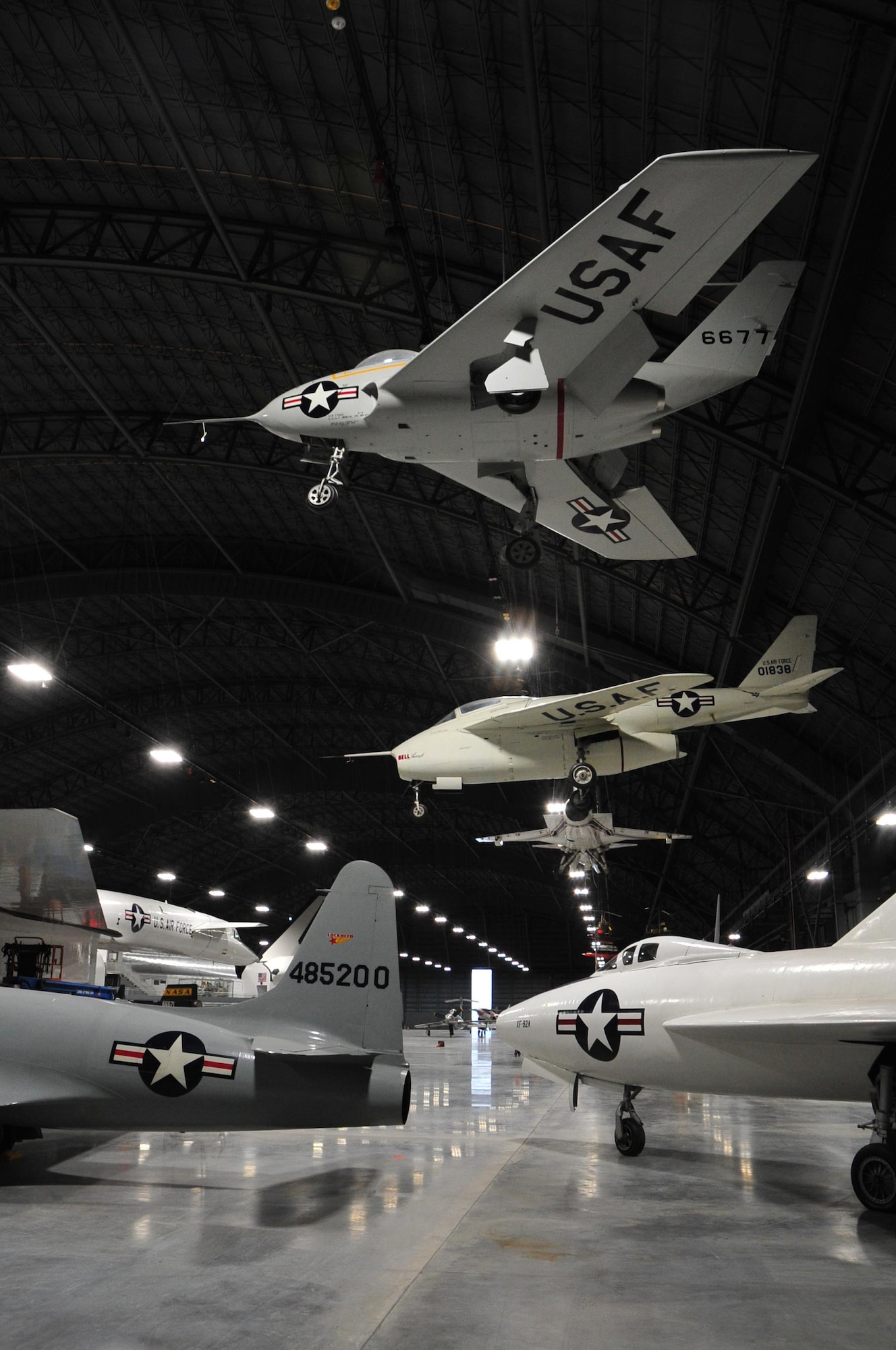 Northrop X-4 Bantam in the Research & Development Gallery at the National Museum of the U.S. Air Force. (U.S. Air Force photo)