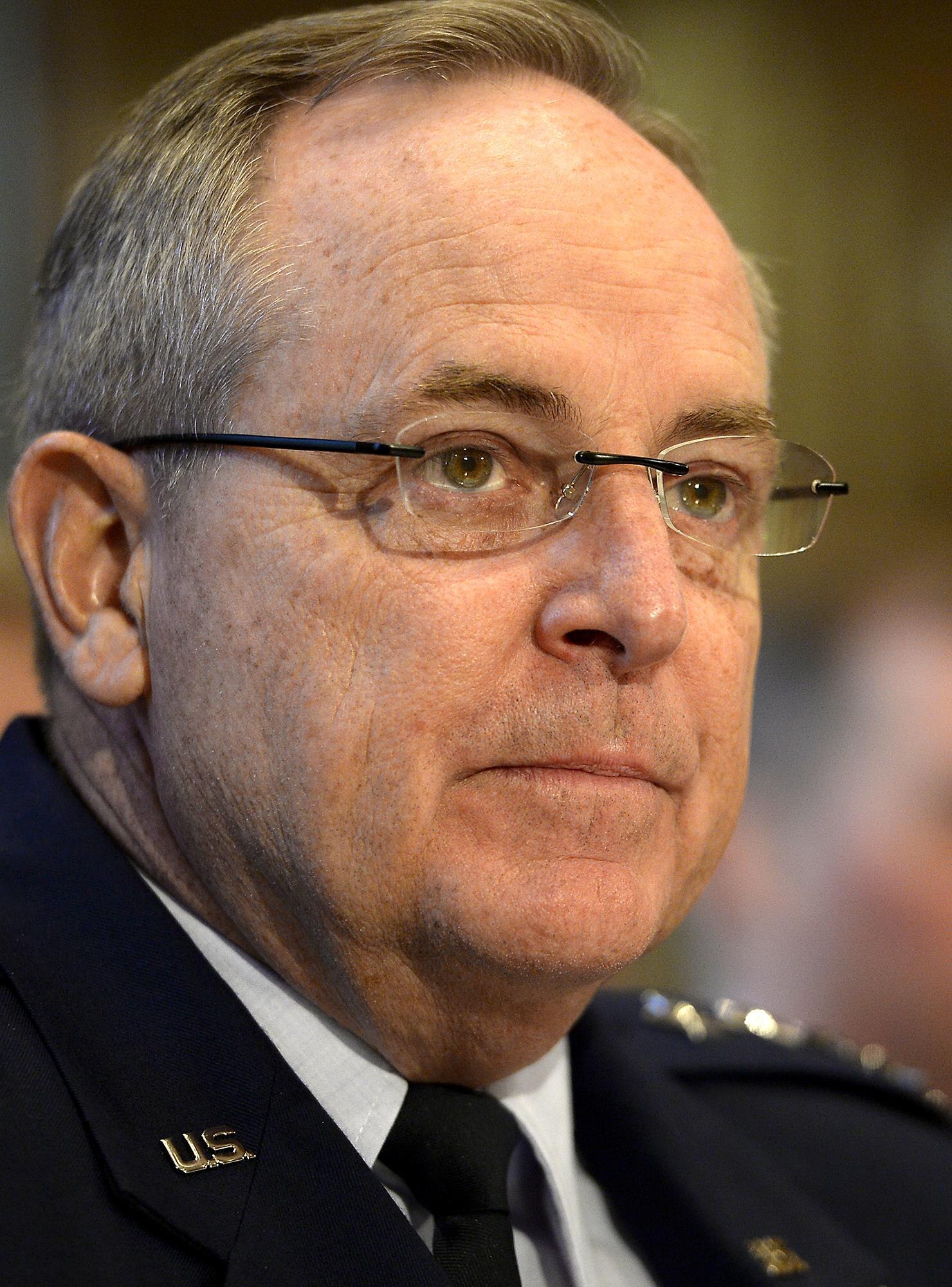 Air Force Secretary Deborah Lee James and Air Force Chief of Staff Gen. Mark A. Welsh III testify before the Senate Appropriations Committee on Defense in Washington, D.C., Feb. 10, 2016. The two leaders presented the fiscal year 2017 Air Force budget request. (U.S. Air Force photo/Scott M. Ash)