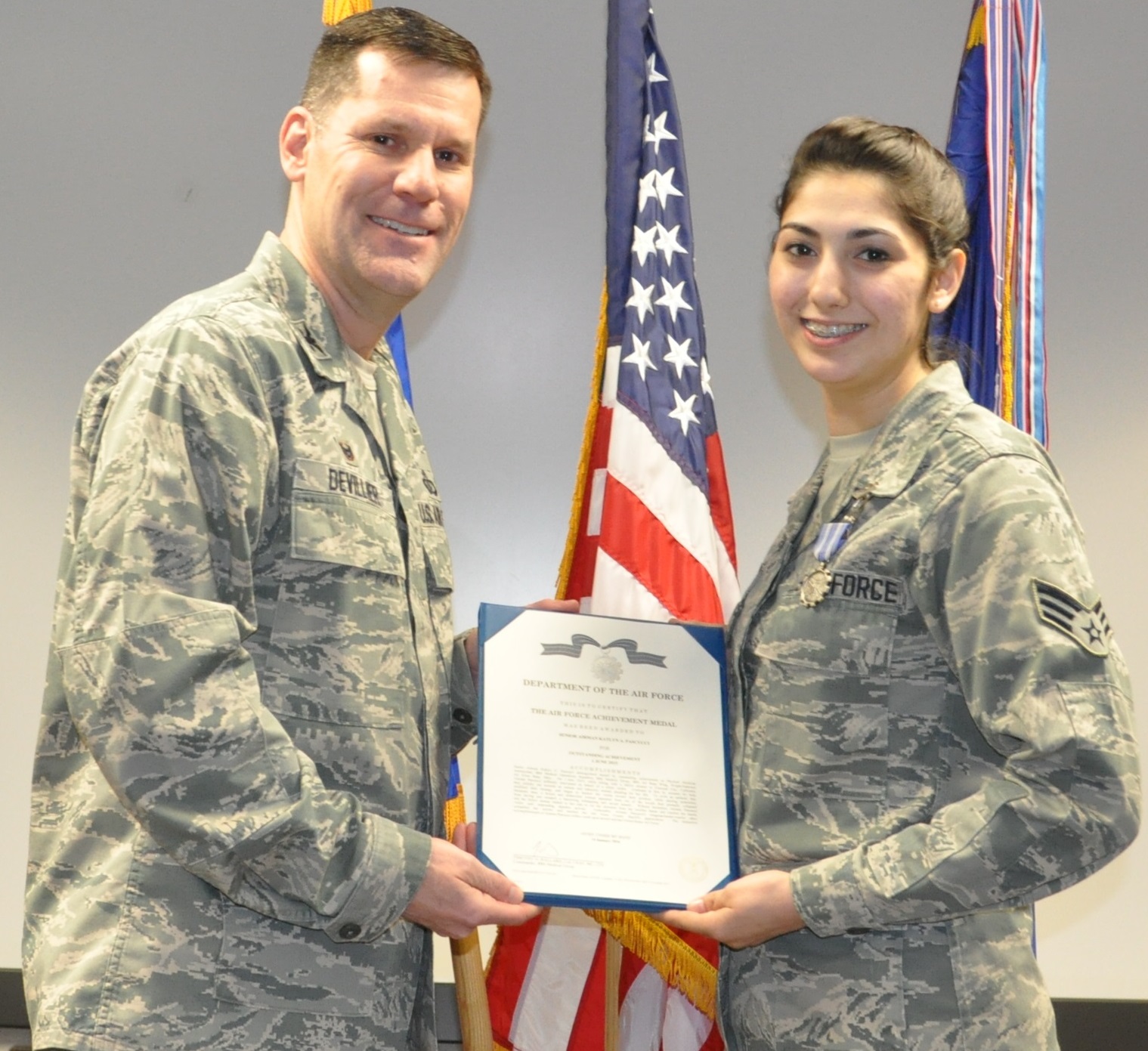 Two Airmen Awarded The Af Achievement Medal Wright Patterson Afb Article Display