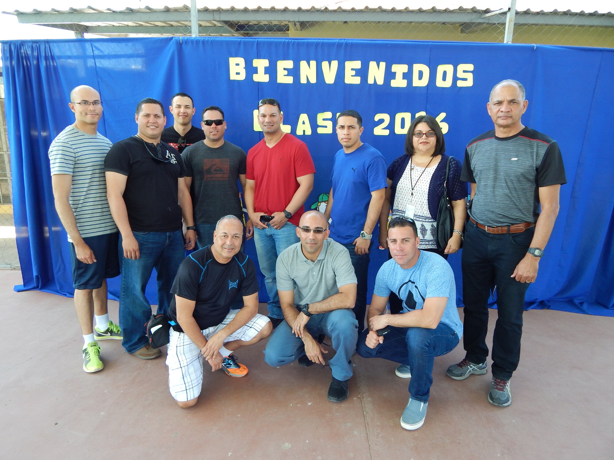 Comayagua, Honduras – Service members from Joint Task Force-Bravo Joint Security Forces, pose for a photo during a volunteer activity involving the donation of school supplies for the children of the CasAyuda Foundation”, Comayagua, Honduras, Feb. 02, 2016.  The volunteers gathered the funds within their unit to purchase backpacks, notebooks, pencils and other materials to donate to the children and help them back to school. (U.S. Army photo by Spc. Audie Colón)