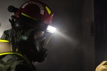 Marines and Sailors with Chemical Biological Incident Response Force (CBIRF), U.S. Marine Corps Forces Command (MARFORCOM), take part in exercise Scarlet Response 2015 at the Guardian Centers in Perry, Ga., July 21 – 24, 2015. The exercise tested all the specific skills the unit possesses to respond to an incident of chemical, biological, radiological, nuclear or high-yield explosive (CBRNE) event. (U.S. Marine Corps photo by Sgt. Jonathan Herrera/Released) 