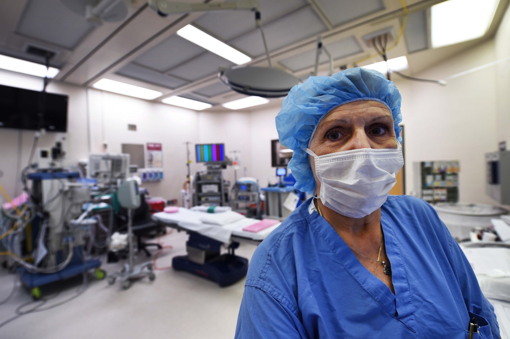 Retired Col. Charlene Carpenter has been working or volunteering at the Wilford Hall Ambulatory Surgical Center at Joint Base San Antonio-Lackland, Texas, for more than 40 years. (U.S. Air Force photo/Staff Sgt. Jerilyn Quintanilla)