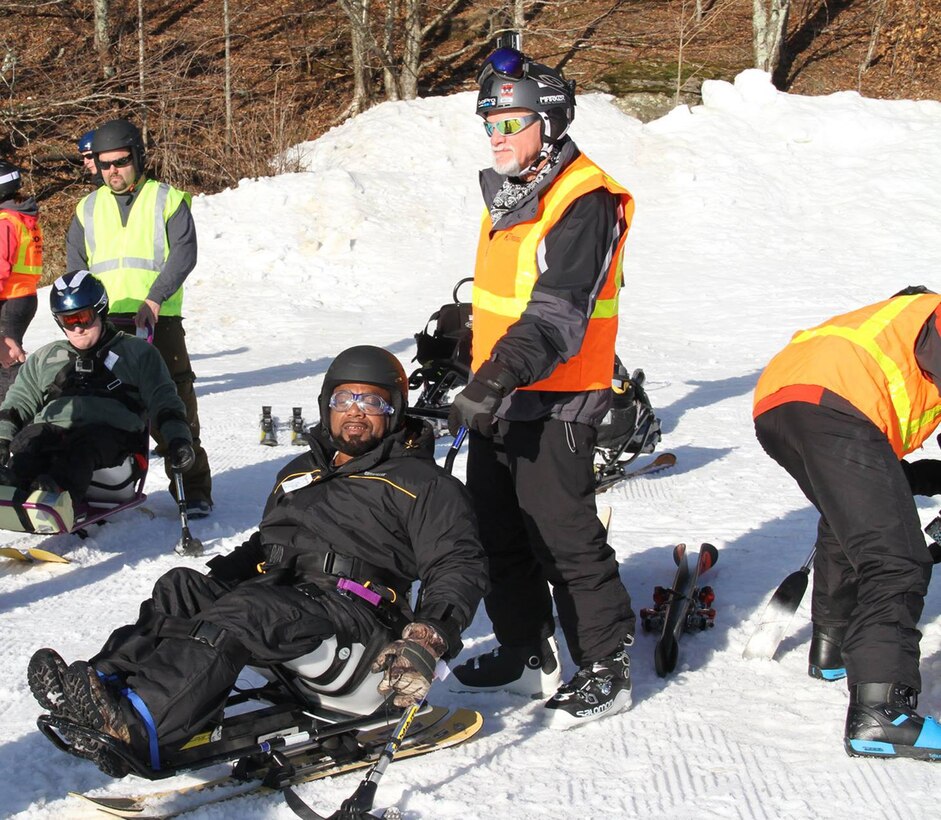 NASHVILLE, Tenn. (Feb. 12, 2016) – Individuals with special needs from the southern region of the United States spend time on the mountainous ski slopes every winter thanks to the help of many volunteers.   A U.S. Army Corps of Engineers electrical equipment mechanic often spends a portion of the winter at an eastern Tennessee ski resort supporting the free ski clinic for dozens of adaptive skiers. 