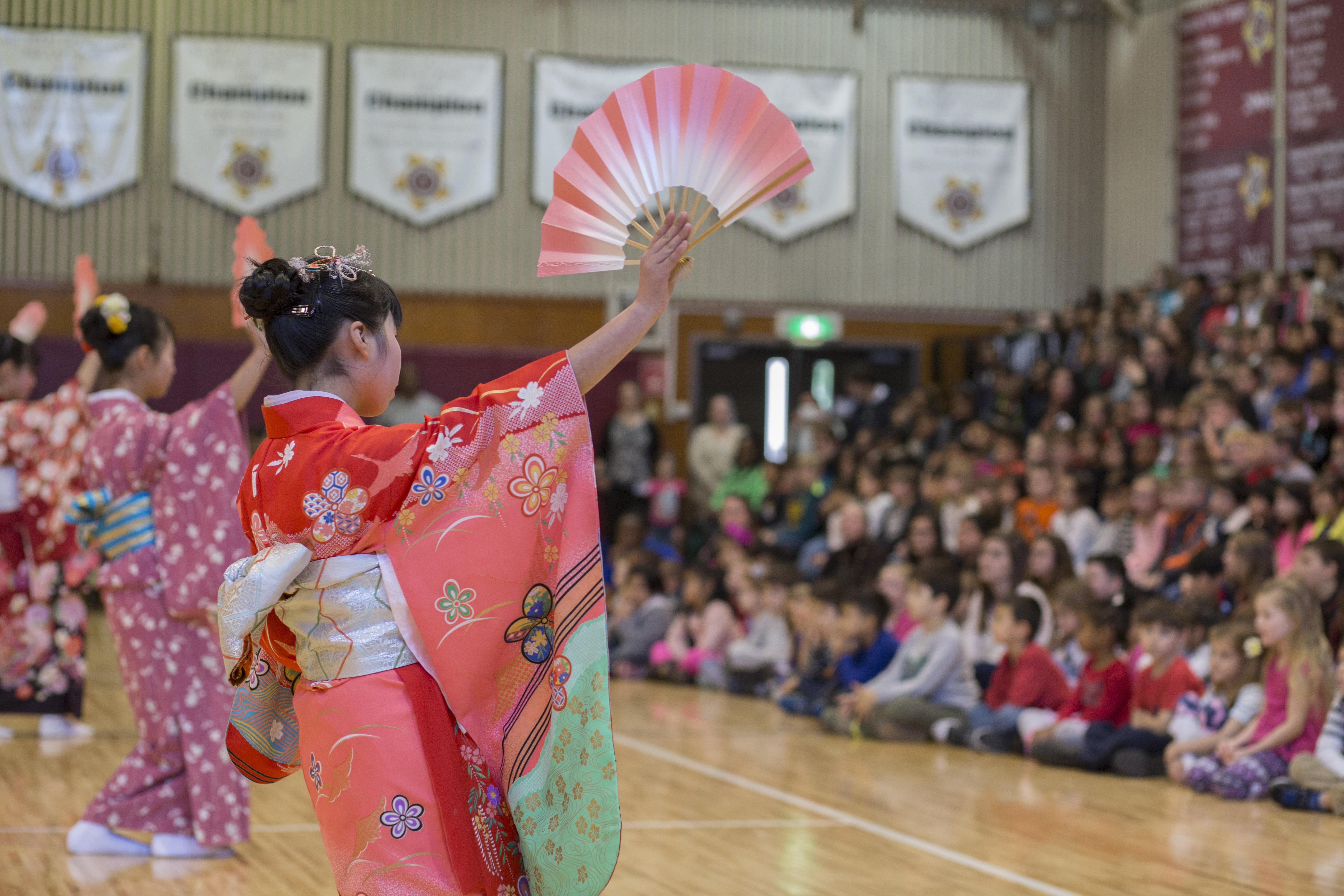 Japanese Cultural Exchange Program Performs At M C Perry
