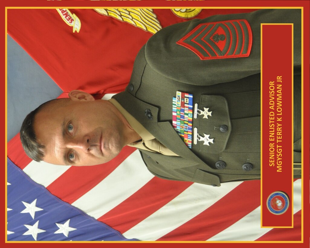MGySgt Terry K Lowman Jr command photo