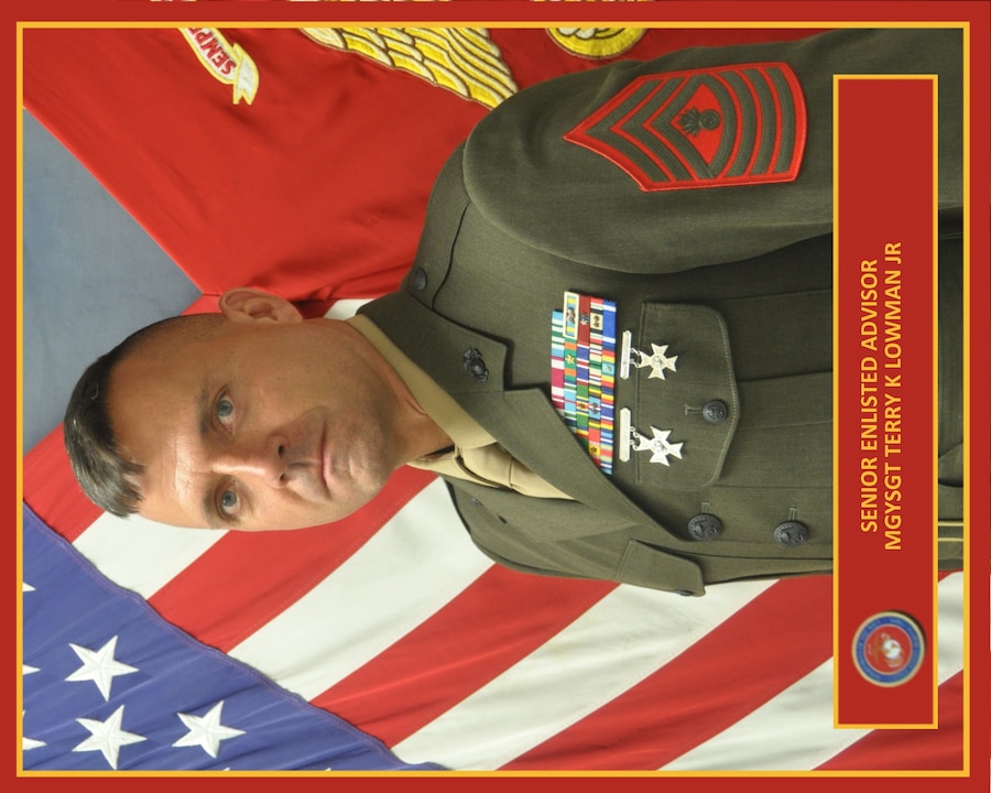 MGySgt Terry K Lowman Jr command photo