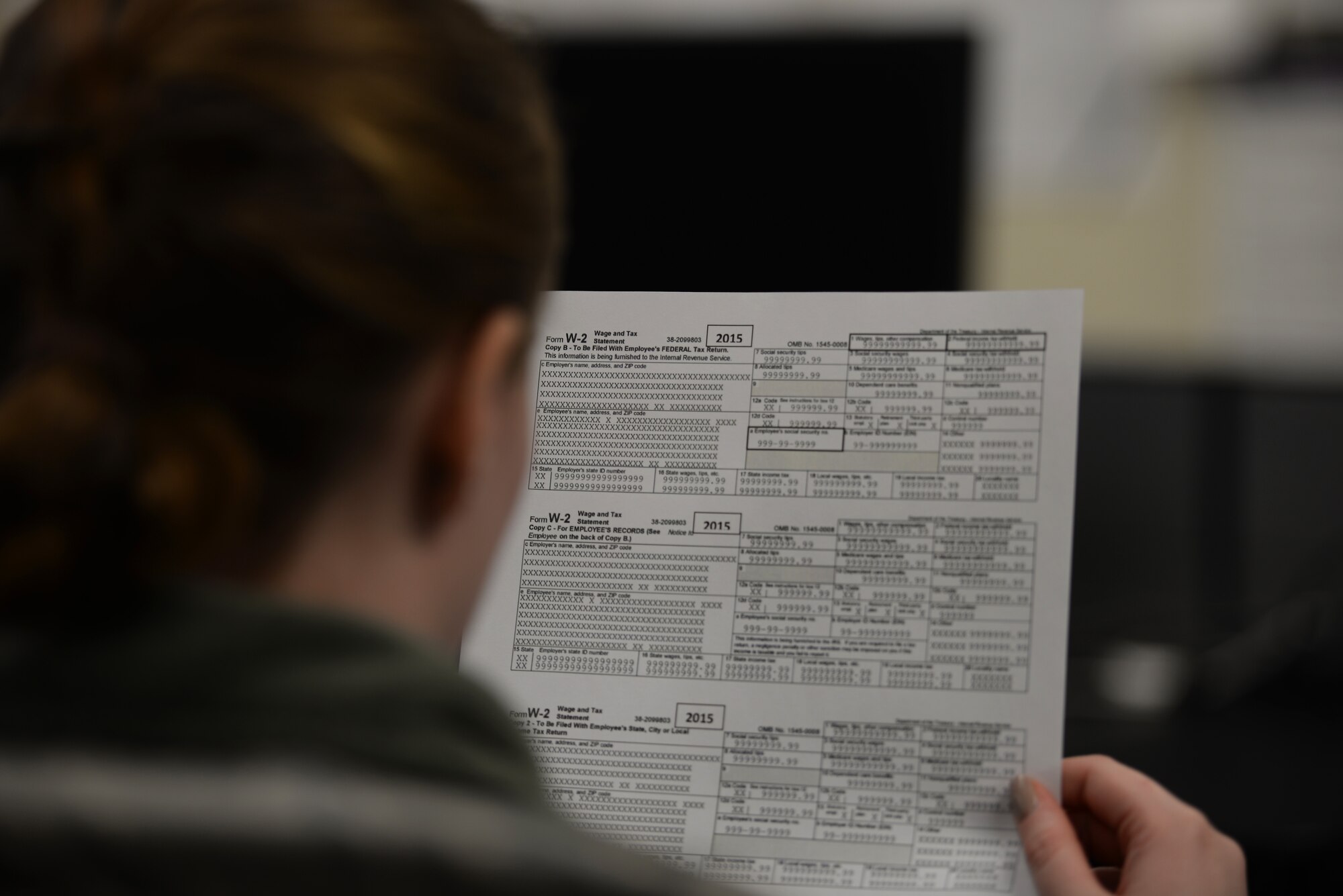 The 375th air Mobility Wing Legal office is offering appointments for members E-5 and below for tax filing. This year the legal office will not be holding a tax clinic and will only be offering a self-service kiosk with members available for assistance. (U.S. Air Force photo by Technical Sgt. Jonathan Fowler) 