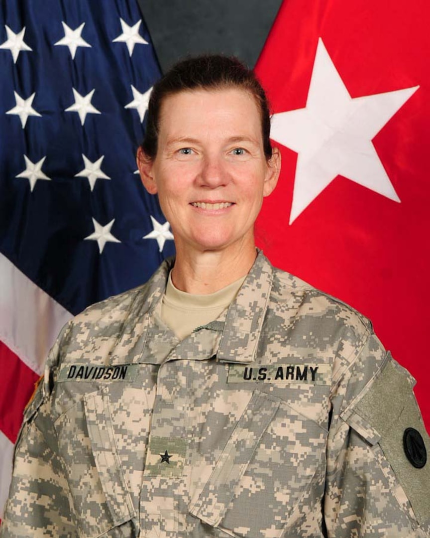 Former DLA Distribution commander Army Maj. Gen. Susan Davidson