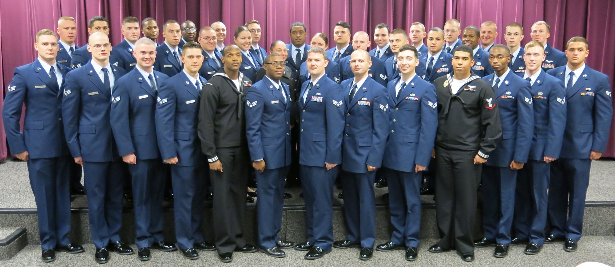 Airman Leadership School Class 16-B graduates. (Courtesy photo/Released)