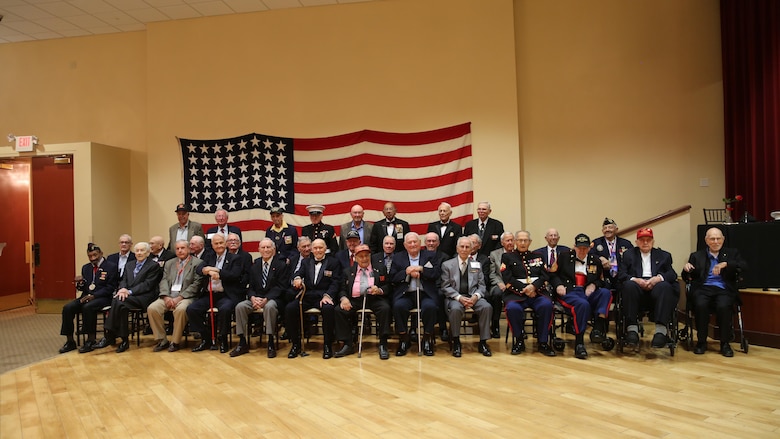 Camp Pendleton hosts the 71st Iwo Jima Commemoration, Feb. 18-20, 2016. The Iwo Jima Commemoration included a tour of various units and facilities, a Sunset Memorial involving the laying of the commemorative wreath and a banquet.(Marine Corps Photo by Cpl. Asia Sorenson/Released)