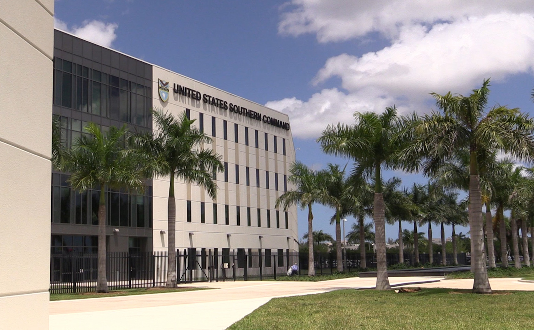 The United States Southern Command Headquarters (SOUTHCOM)in Doral, FL in Greater Miami.
