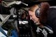 The Honorable Deborah Lee James, Secretary of the Air Force, receives hands-on guidance from Senior Airman Sonya Alexander, 77th Air Refueling Squadron boom operator, about the refueling mission associated with the monthly exercise Razor Talon, Feb. 18, 2016, at Seymour Johnson Air Force Base, North Carolina. James witnessed how Razor Talon provides wartime readiness for Seymour Johnson AFB and surrounding military installations. (U.S. Air Force photo/Airman 1st Class Ashley Williamson)