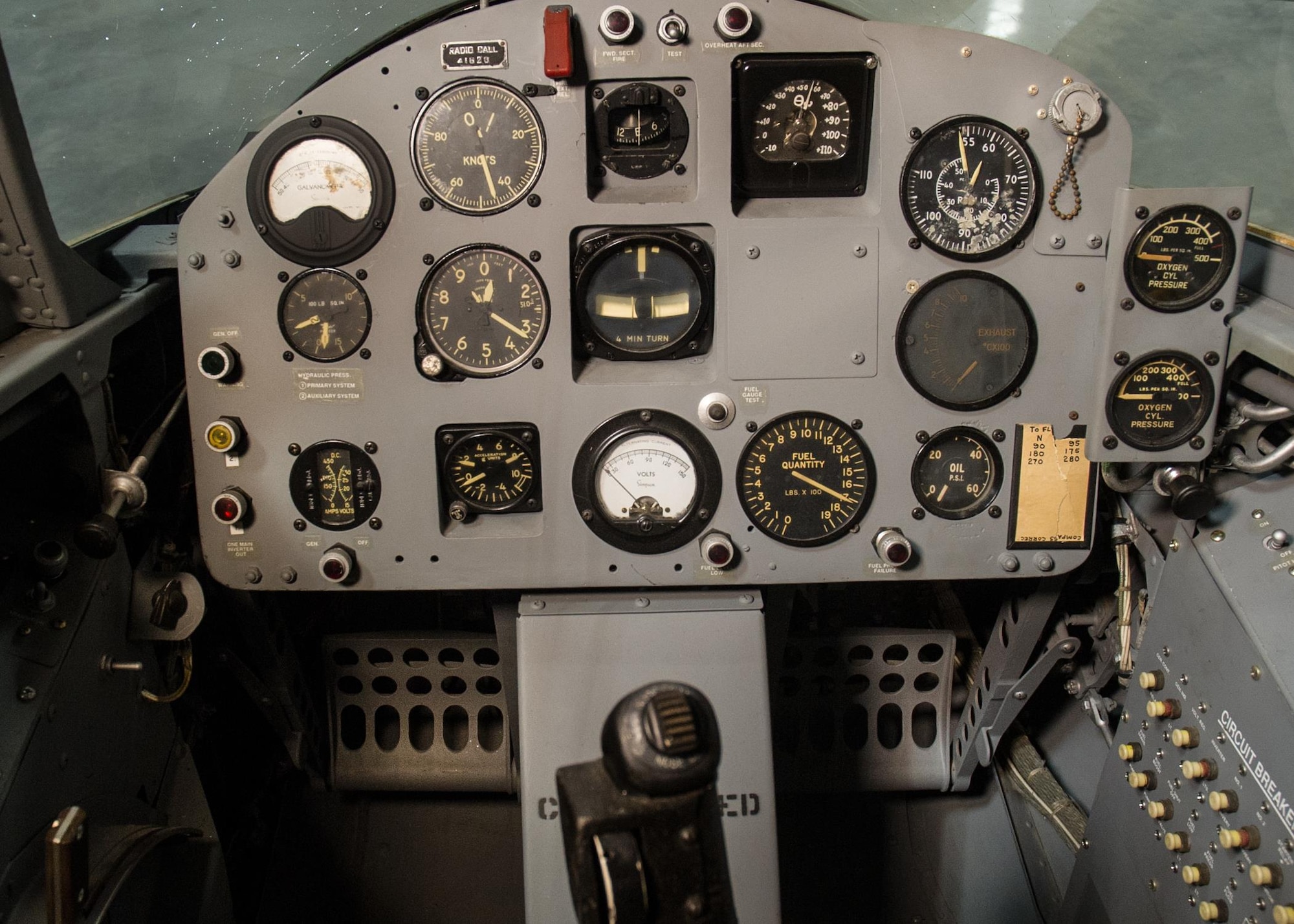 DAYTON, Ohio - Ryan X-13 Vertijet cockpit at the National Museum of the U.S. Air Force. (U.S. Air Force photo)

