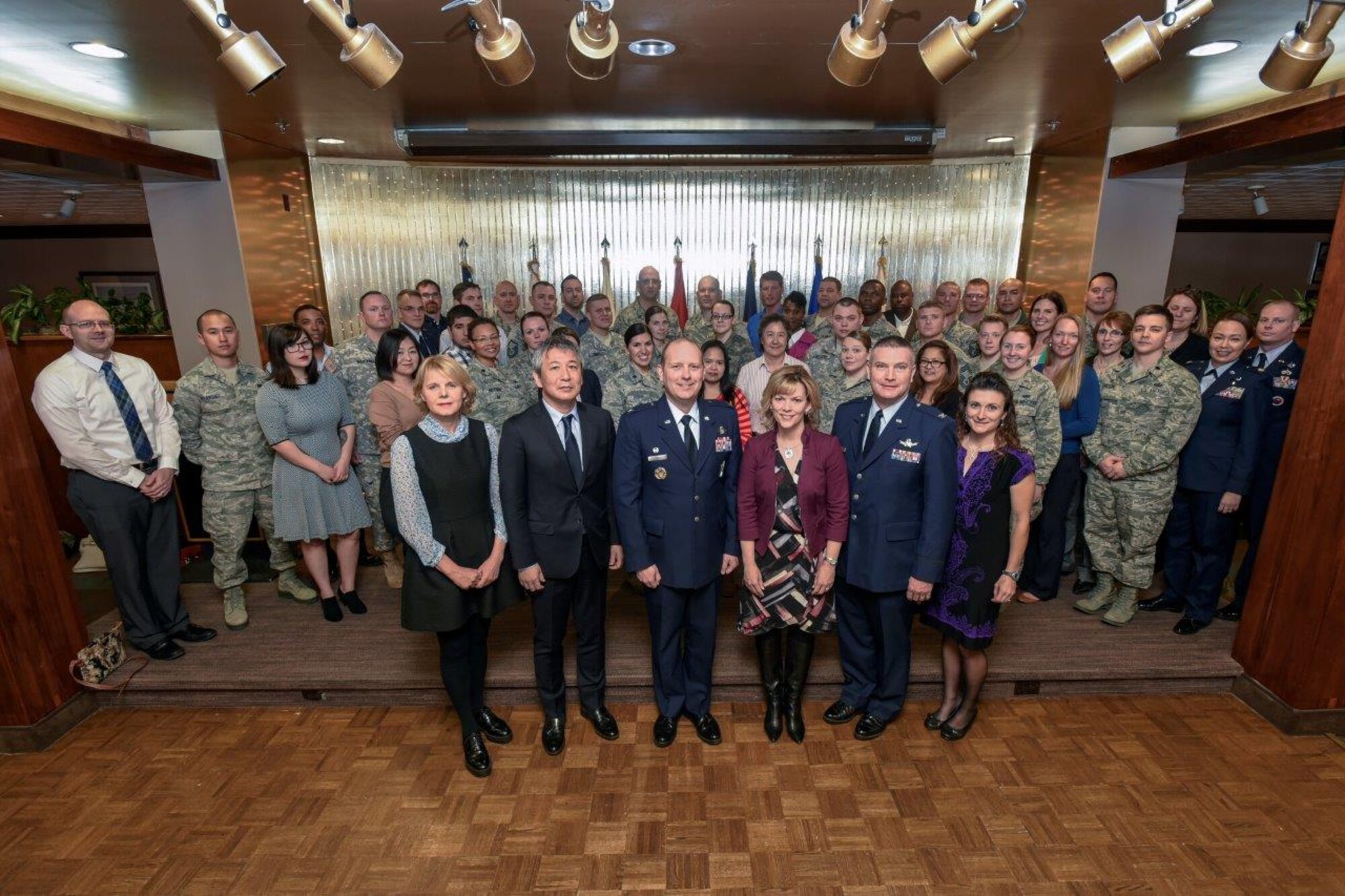 PETERSON AIR FORCE BASE, Colo. –Peterson, in coordination with the Consul General of Japan in Denver, hosted a special event at the Peterson Club on Feb. 17, 2016, honoring service members and their families, both active and former, who once served in Japan. This event served as a reminder of the strong partnership we share with our allies in Japan, both overseas and stateside. (U.S. Air Force photo by Craig Denton)