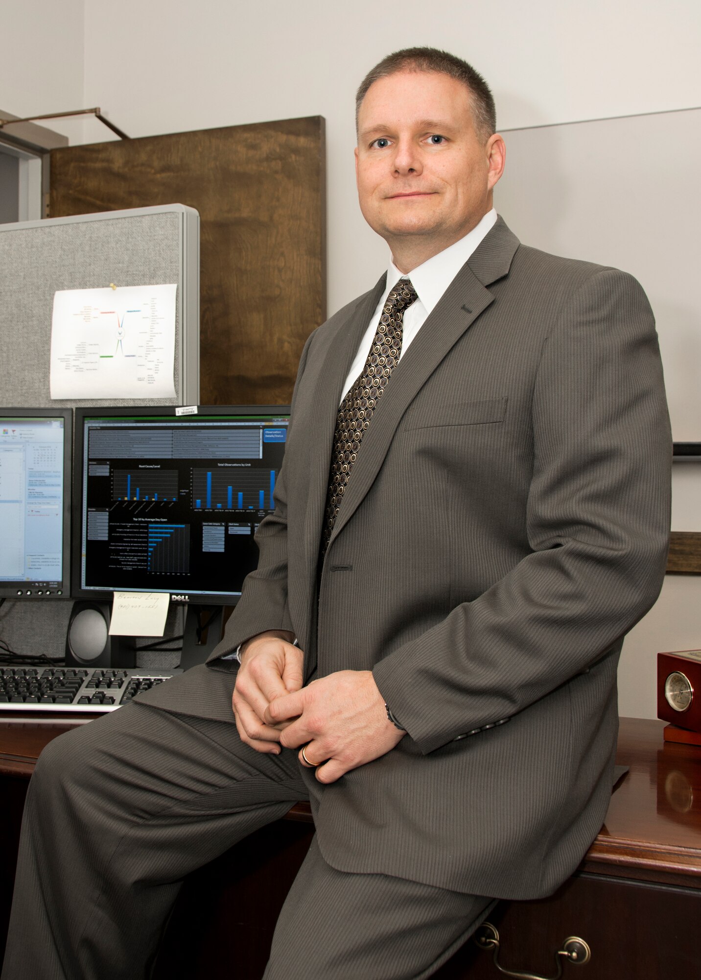Bradford Godwin is the new AEDC director of Inspections. He retired from the U.S. Air Force in 2015 as senior master sergeant serving as the Superintendent of Wing Inspections for the 557th Weather Wing, Offutt Air Force Base, Neb. (U.S. Air Force photo/Jacqueline Cowan)