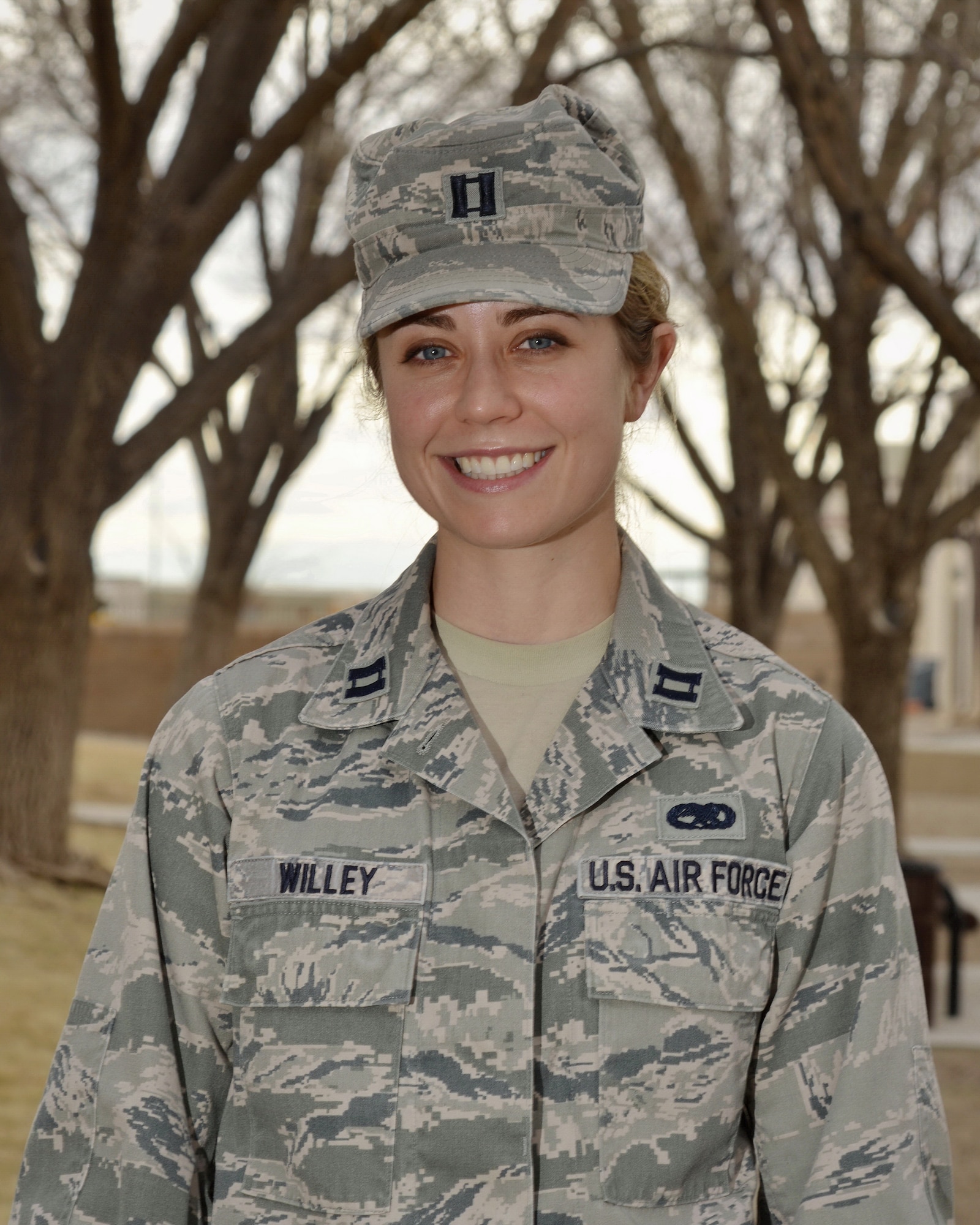 Capt. Anne Willey, 898th Munitions Squadron, was recognized by the Air Force Safety Center with the Air Force Nuclear Surety Outstanding Achievement Award. (Photo by Jamie Burnett)