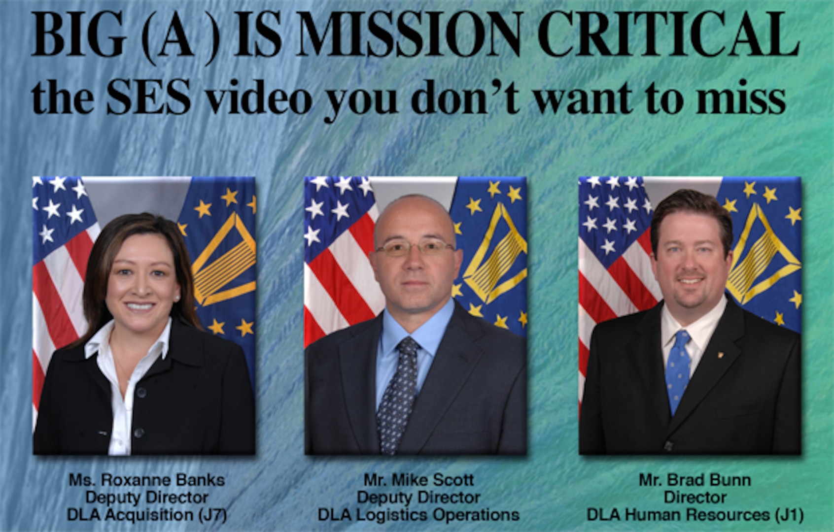 Three Defense Logistics Agency Senior Executive Service members provide personal testimonies about their acquisition career in this debut of nine videos profiling DLA acquisition professionals.