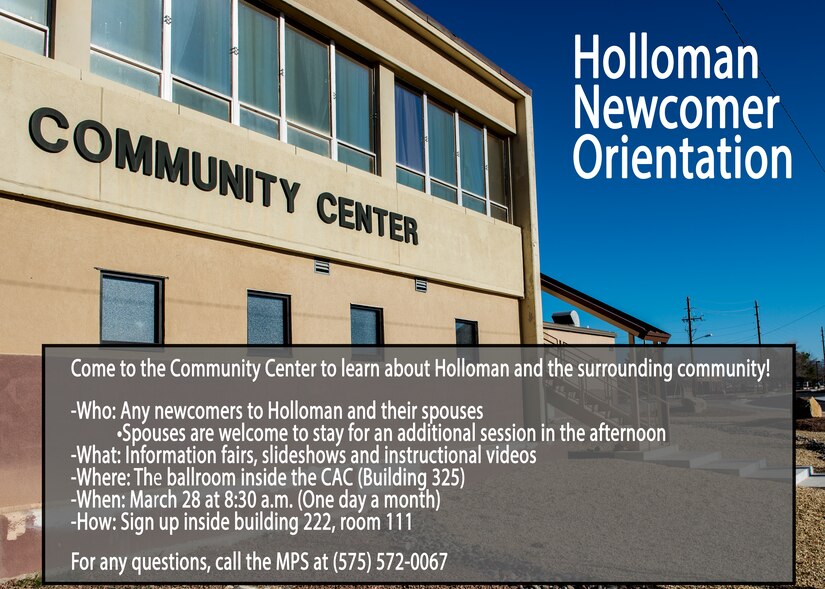 Holloman Orientation > Holloman Air Force Base > Article Display