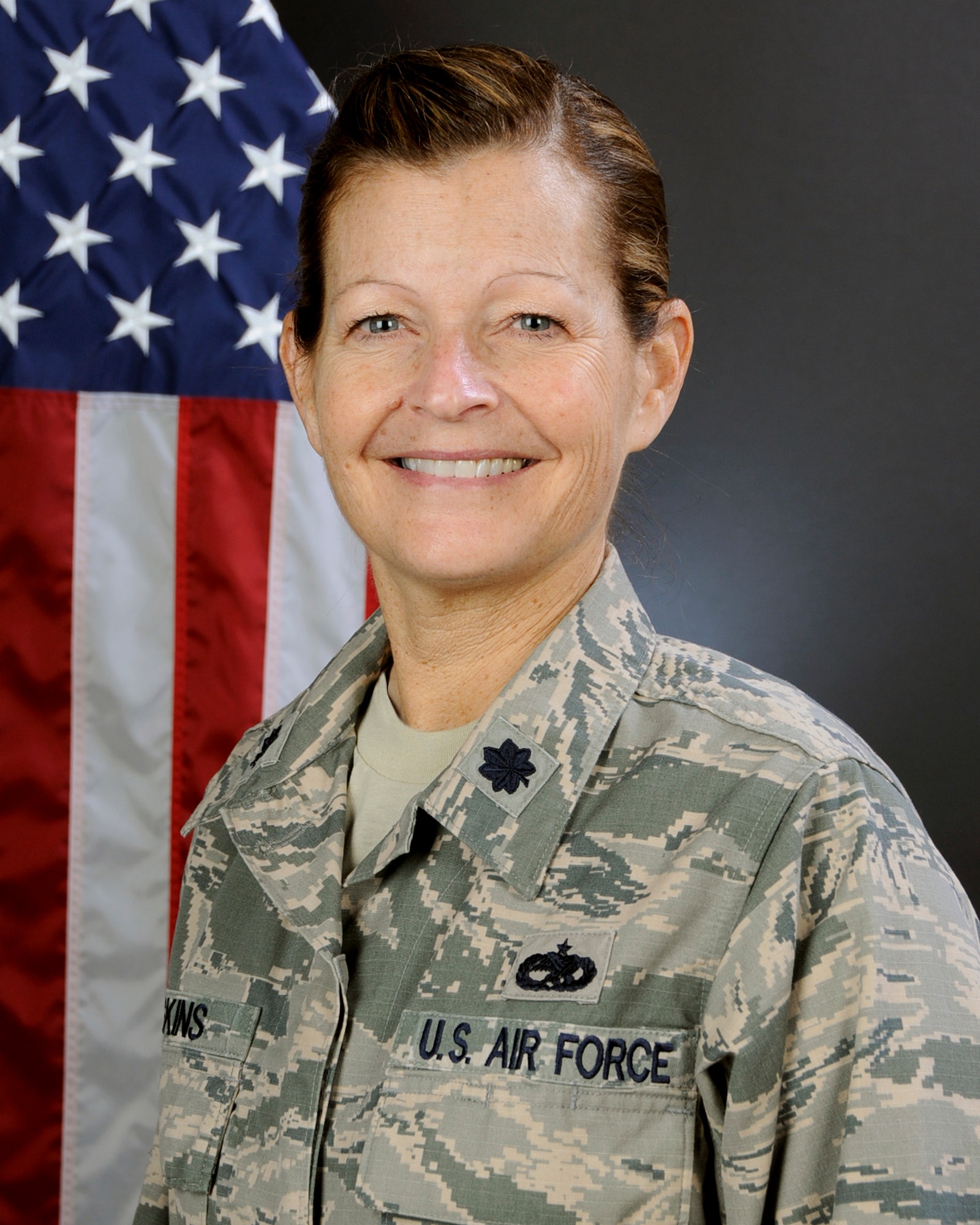 U.S. Air Force Lt. Col. Sharilyn Askins, commander of the 169th Aircraft Maintenance Squadron at McEntire Joint National Guard Base, South Carolina Air National Guard, Jan. 22, 2016.  (U.S. Air National Guard photo by Airman 1st Class Megan Floyd)