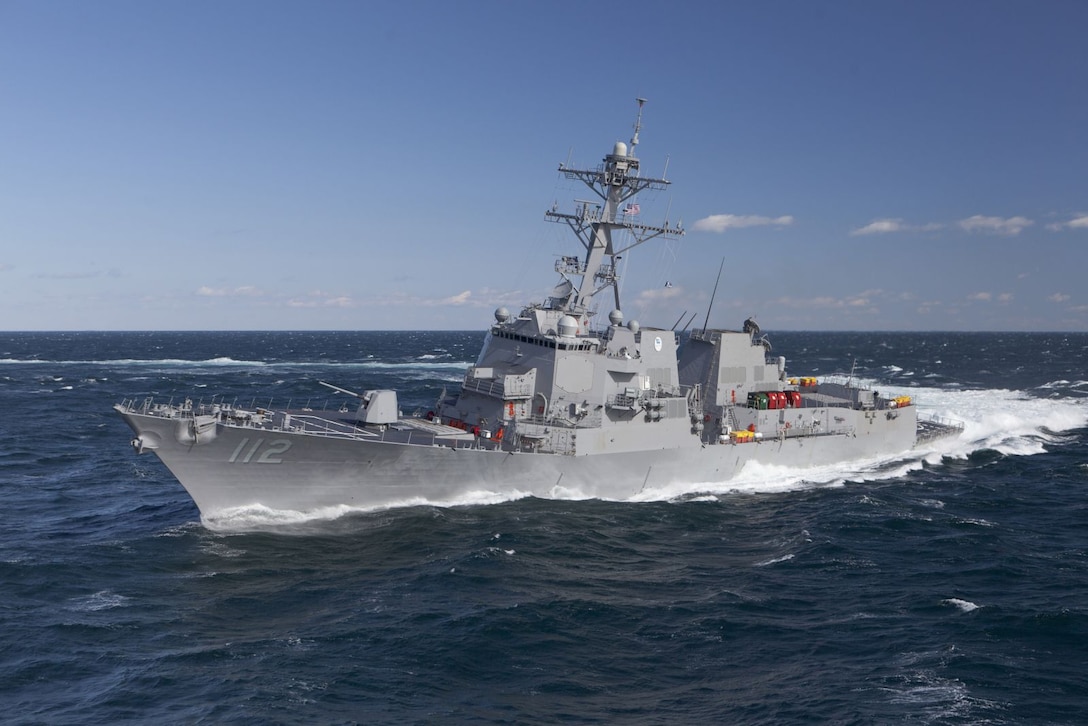 BATH, Maine (March 9, 2012) The future USS Michael Murphy (DDG 112), and the final ship of the original 62-ship procurement of the DDG 51 class shipbuilding program.(U.S. Navy photo courtesy of General Dynamics Bath Iron Works/Released)