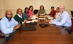 Teresa Smith, (head of table), Defense Logistics Agency Aviation director Business Process Support and Spencer Shaffer, (front right), deputy director, meet with the directorate’s Employee Advisory Board representatives Feb. 4, 2016.  The board was formed as a result of the 2014 Culture Survey and works to affect positive change within the activity. 