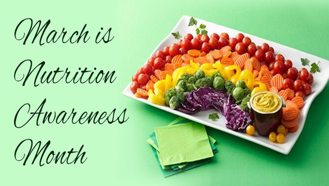 March is Nutrition Awareness Month (Graphic courtesy of AFMS Public Affairs)