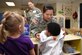 U.S. Army Capt. Navia Wguyen, Joint Base Lewis-McChord Fulton Dental Clinic Dentist, and Staff Sgt. Heather Torres, McChord Dental Clinic NCO-in charge records and reception, teach children at the McChord Child Development Center about the importance of dental care Feb. 25, 2016, at Joint Base Lewis-McChord, Wash. The month of February is recognized as National Children’s Dental Health Month and the JBLM dental community encourages children to develop and practice good oral hygiene habits. (U.S. Air Force photo/Staff Sgt. Naomi Shipley)